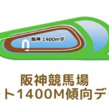阪神競馬場｜ダート1400mの傾向データ（血統・枠・騎手・タイム・人気・脚質）
