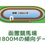 函館競馬場｜芝1800mの傾向データ（血統・枠・騎手・タイム・人気・脚質）