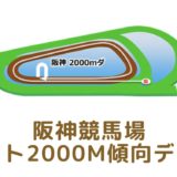 阪神競馬場｜ダート2000mの傾向データ（血統・枠・騎手・タイム・人気・脚質）