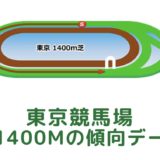 東京競馬場｜芝1400mの傾向データ（血統・枠・騎手・タイム・人気・脚質）