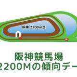 阪神競馬場｜芝2200mの傾向データ（血統・枠・騎手・タイム・人気・脚質）